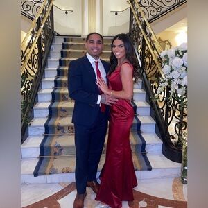 Sorella Vita Burgundy Wine Red Bridesmaid Dress